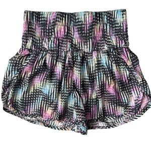 FP Movement The‎ Way Home Shorts High Waisted Drawstring Multicolor M